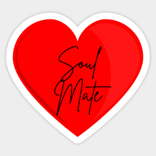 Soul Mate in Red Sticker